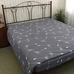 Пододеяльник Руно Fly Grey, бязь набивная, двуспальный, 215х175 см, комбинированный (58.114Б_Fly grey)