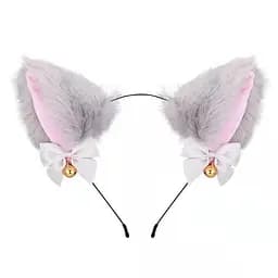 Косплей аксесуар Cat ears Котячі вушка сірі AC CE 03