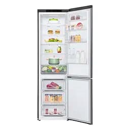 Холодильник LG 203x60х68 холодильне відділення 277 л морозильне відділення 107 л 2 двері А+ NF сірий темний (GC-B509SLCL) - мініатюра 2