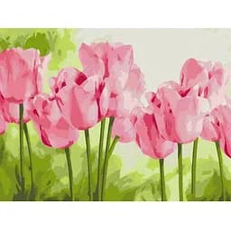 Картина за номерами Brushme Ніжні тюльпани 30x40 см (RBS31435)