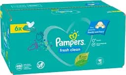 Дитячі вологі серветки Pampers Fresh Clean 480 шт. - мініатюра 3