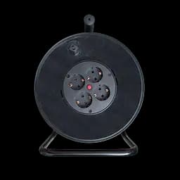 Удлинитель на катушке LP 50м (ПВС 3*1,5), 4 гнезда с заземляющим контактом до 3.5 кВт