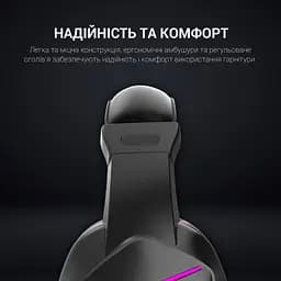 Навушники GamePro HS311 RGB Black/Red (HS311) - мініатюра 10