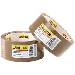Скотч пакувальний односторонній Unifix 45 мм x 80 м x 40 мкм коричневий