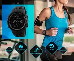 Годинник Smart Skmei Clever 1250 Black - мініатюра 9