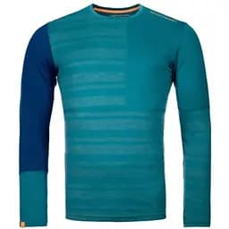 Термокофта Ortovox 185 Rock'n'Wool Long Sleeve Mns L Бірюзовий (1054-025.001.0156)