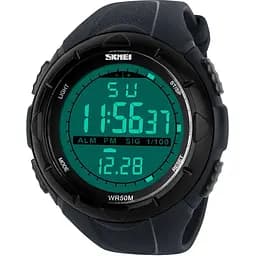 Годинник наручний дитячий Skmei 1241 Black, 1241BK (15914) - мініатюра 2