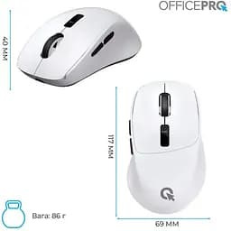 Миша OfficePro M398W Silent Click Wireless White [161158] - мініатюра 11