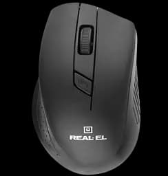 Миша бездротова REAL-EL RM-300 Black/Grey (EL123200012)