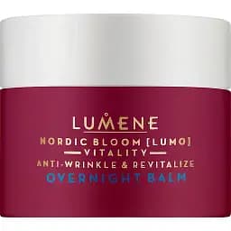 Бальзам для лица Lumene Nordic Bloom Vitality Anti-Wrinkle & Revitalize Overnight ночной восстанавливающий против морщин для зрелой кожи 50 мл