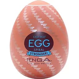 Мастурбатор яйце Tenga Egg Hard Boiled Spiral білий