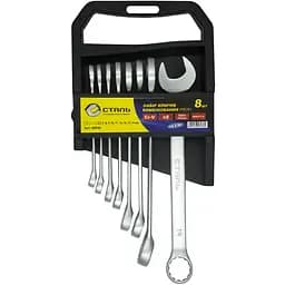 Набір ключів комбінованих Сталь CRV 8 шт. (69209)