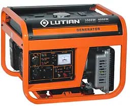 Генератор инверторный БЕНЗИНОВЫЙ LUTIAN LT4500EI, 4,5KVA (3.5kW), однофазный, мотор LT170-F1 4-тактний, 1-циліндровий OHV, 220V, 50Hz, обьем 15л, электростартер, 580x570x450 мм, 45кг
