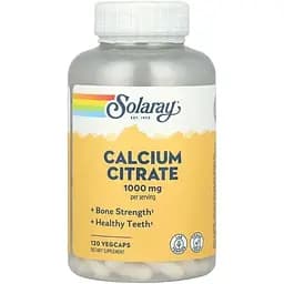 Аминокислота Solaray Calcium Citrate 1000 мг, 120 вегакапсул vit0004031