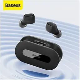 Бездротові навушники Baseus EZ10 в кейсі чорні (A00054300116-Z1) - мініатюра 7