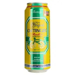 Пиво Oettinger Radler Beer & Lemonade світле 2.5% 0.5 л з/б