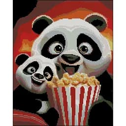 Алмазна мозаїка У кіно Strateg ZAV4050-14 без підрамника 40х50 см