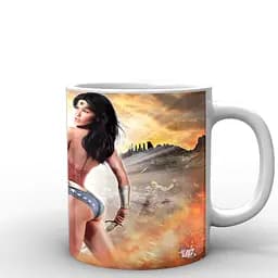 Кухоль GeekLand Чудо-Жінка Wonder Woman із щитом WW.02.014 330 мл білий