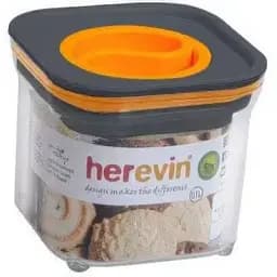 Контейнер пластиковый Herevin Canister-Vacuum Lid-White вакумная крышка 1.5 л оранжевая (161215-004)