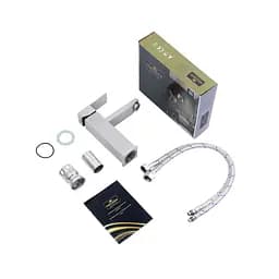 Змішувач для раковини Kroner KRP Edelstahl Kubus - ESG010 CV023009 Хром матовий - мініатюра 7