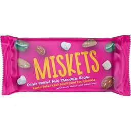 Драже різнокольорові Miskets камінці в молочному шоколаді 20 г