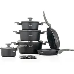 Набір посуду із мармуровим покриттям DMS TSM4010CB