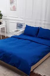 Комплект постельного белья Moon&Star двуспальный 175х210 наволочки 2х70х70 Blue Бязь Gold Люкс