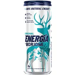 Уцінка. Напій безалкогольний Borjomi Energia газований соковий Оригінальний з/б 0.24 л 
