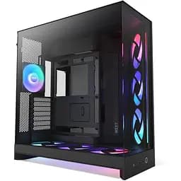 Корпус NZXT H9 Flow RGB+ Tempered Glass без БЖ Black (CM-H92FB-P1)