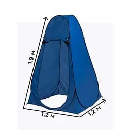 Намет туристичний Shower Tent, автоматичний душ-туалет, 120×120×190 см, синій