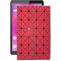 Чохол StatusCASE з екошкіри для планшету Motorola Tab G20 Червоний ромб