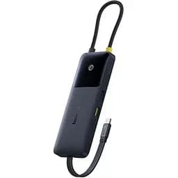 Хаб-адаптер Baseus Dual Fast Charging 6-in-1 Hub Usb-C to HDMI 4K + 2xUsb-A + 3xUsb-C