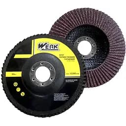 Круг лепестковый конический Werk 125х22.2 мм P60 Т29 (36135) 