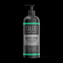 Відбілюючий шампунь Tauro Pro Line для собак і кішок з білою шерстю White Coat Whitening Shampoo 1000 мл