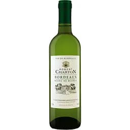 Вино Robert Charton Bordeaux Blanc сухое белое 0.75 л