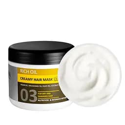 Крем маска для сухих и поврежденных волос Kayan Professional Rich Oil Creamy Hair Mask с натуральными маслами, 500 мл