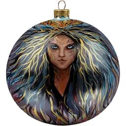 Ялинкова прикраса Різдвяні історії Конотопська відьма куля скло (4820001180329)