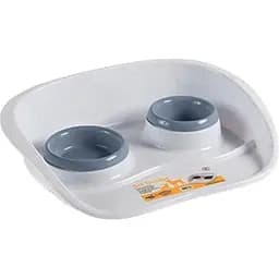 Миски на таці Stefanplast Set dinner 0.55 л сині (97774)