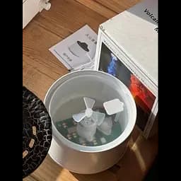 Зволожувач повітря ультразвуковий Вулкан з ефектом полум'я та підсвічуванням 360 мл - мініатюра 3