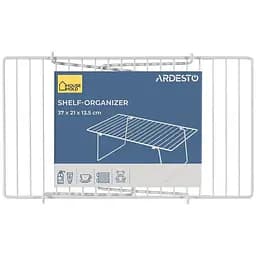 Полиця-органайзер Ardesto 37x21x13.5 см біла (ARHK4507W)