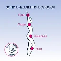 Воскові смужки Veet Easy-Gelwax для чутливої шкіри 12 шт. (3165447) - мініатюра 4