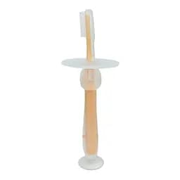 Силіконова зубна щітка Mumlove MGZ-0707(Peach) з обмежувачем - мініатюра 2