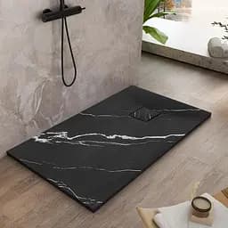 Душовий піддон Rea Magnum 80x100 carrara black REA-K7007, Мармур - мініатюра 3