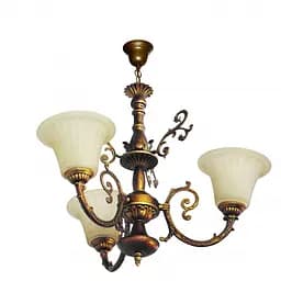 Люстра подвесная Brille для кухни E14 40W PB (BKL-177S/3)