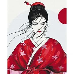 Картина по номерам Brushme Гейша © Yana Biluhina 40x50 см