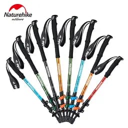 Трекінгова палиця 3-сек. Naturehike Women 6061 AL NH17D001-Z, 57-120 см, алюміній, золотиста - мініатюра 10