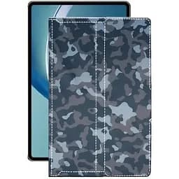 Чохол StatusCASE з екошкіри для планшету Huawei MatePad Pro 12.6 Хаки-синій