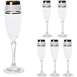 Набор бокалов для шампанского Lora Лидия 170 мл 6 шт. NGC18SETCHAMP