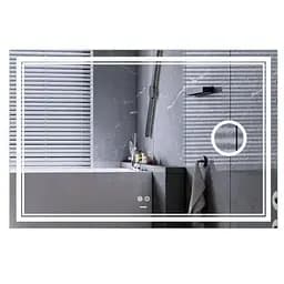 Дзеркало Mixxus Premium QUADRO MR20-100x70 (LED Touch, Anti-fog, лінза) (MP6622)