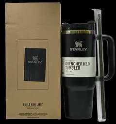 Термокухоль Stanley Quencher H2.0 Tumbler з неіржавкої сталі Black 0,88 л KT7002016
